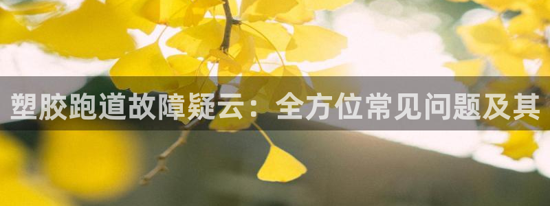 谈球吧app官网：塑胶跑道故障疑云：全方位常见问题及其