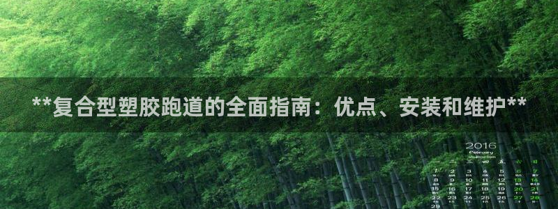 谈球吧体育ios下载：**复合型塑胶跑道的全面指南：优点、安装和维护**
