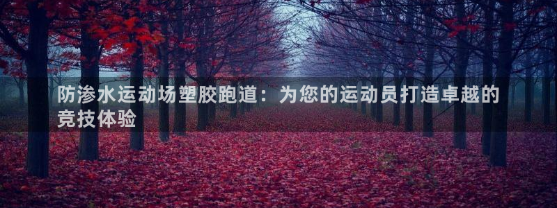 谈球吧红包码：防渗水运动场塑胶跑道：为您的运动员打造卓越的
竞技体验