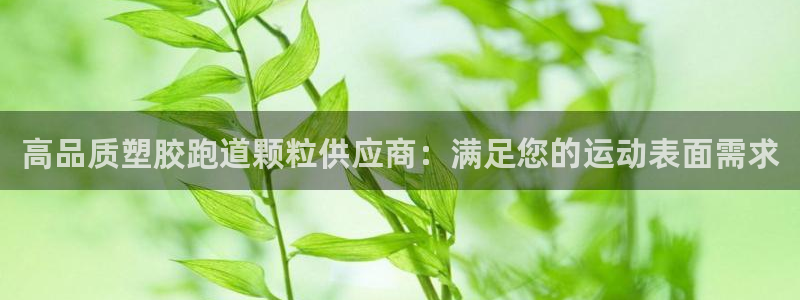 谈球吧在线观看：高品质塑胶跑道颗粒供应商：满足您的运动表面需求