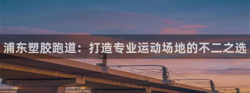 谈球吧官网app下载：浦东塑胶跑道：打造专业运动场地的不二之选