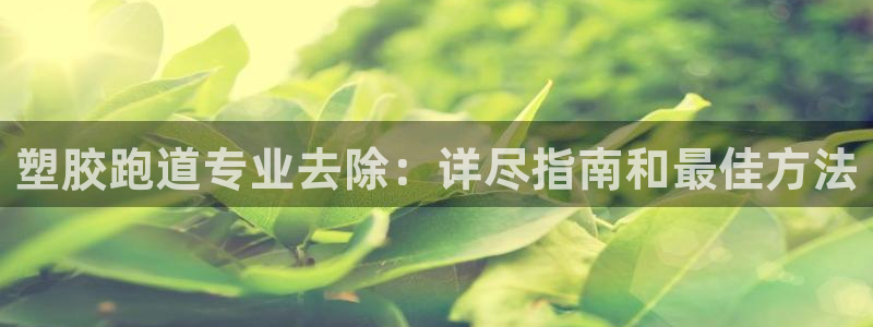 谈球吧靠谱吗：塑胶跑道专业去除：详尽指南和最佳方法